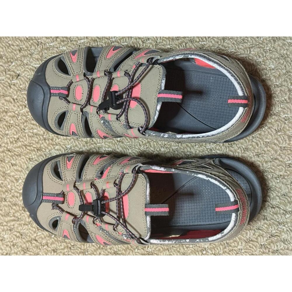 Worldwide Sportsman Hiking Shoes. Women’s Size 7. Beige & Peach. - Picture 2 of 5